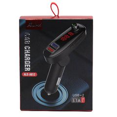 FM Transmitter Με Bluetooth 2 USB Οθόνη LCD Και Τηλεχειριστήριο ALS-A812 12 Volt Μαύρο 1 Τεμάχιο-thumb-7