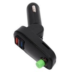FM Transmitter Με Bluetooth 2 USB Οθόνη LCD Και Τηλεχειριστήριο ALS-A812 12 Volt Μαύρο 1 Τεμάχιο-thumb-3