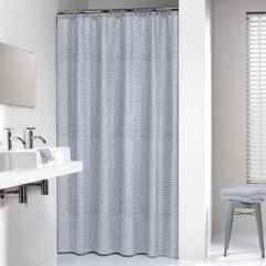Wave 180x200 blue κουρτίνα μπάνιου υφασμάτινη Sealskin 233711324