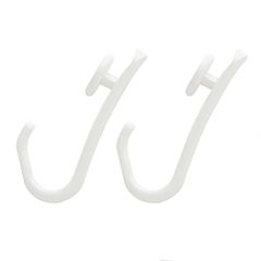 Easy roll hooks 12 pcs white κρίκοι κουρτίνας μπάνιου Sealskin 251160210