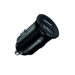 Φορτιστής αυτοκινήτου Fast Charge 2xUSB 4.8A 24W μεταλλικός μαύρος