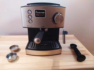 Pyrex SB-390 Μηχανή Espresso 850W Πίεσης 15bar Gold
