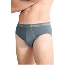 Sloggi Start Ανδρικό Σλιπ Midi Σετ 2 Τεμ 10206949-V011 Ραφ/Γκρι