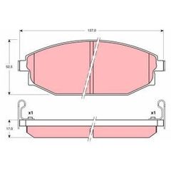 ΤΑΚΑΚΙΑ ΣΕΤ ΕΜΠΡΟΣ HYUNDAI GALLOPER MITSUBISHI GALLOPER TOYOTA HILUX