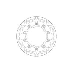 Δισκόπλακα SBS/5047 320X150X5,0X5X10.5 Εμπρ. TRIUMPH/1050'08-15