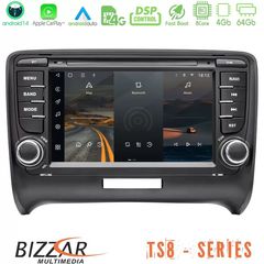Bizzar Audi TT 2006-2013 8Core Android14 4+64GB Navigation Multimedia Tablet 7" Με Carplay & Android Auto (OEM Style)