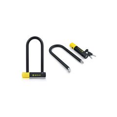 Κλειδαριά Πέταλο Με Συναγερμό ZNU14-300 300X88X14 Κίτρινη/Μαύρο ZOVII