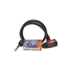 Κλειδαριά Λουκέτο 12X800MM/Συρματόσχοινο/5043 Κοκκιν. KINGUARD