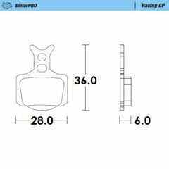 Κωδ.344856 Moto-Master μεταλλικά τακάκια 82812 KTM SX-E 3 23-24 1 σετ για 1 δαγκάνα τηλ.215-215-8211