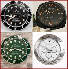 Rolex και Panerai ρολογια τοιχου μεγαλα replica αντιγραφη