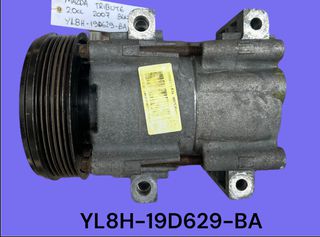 MAZDA TRIBUTE 2002-2008 ΜΕΤΑΧΕΙΡΙΣΜΕΝΑ ΑΝΤΑΛΛΑΚΤΙΚΑ ( κομπρεσέρ κλιματιστικού aircondition με κωδικό YL8H-19D629-BA κατάλληλο για αυτοκίνητα με κινητήρα βενζίνης 2.0cc )