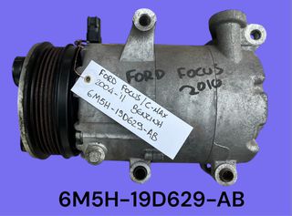 FORD FOCUS / C-MAX 2004-2011 ΜΕΤΑΧΕΙΡΙΣΜΕΝΑ ΑΝΤΑΛΛΑΚΤΙΚΑ ( κομπρεσέρ κλιματιστικού aircondition με κωδικό 6M5H-19D629-AB κατάλληλο για αυτοκίνητα με κινητήρα βενζίνης )