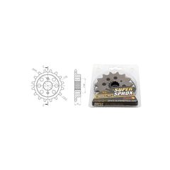 Γρανάζι Κίνησης SUPERSPROX/CST-736-15T DUCATI/MONSTER796