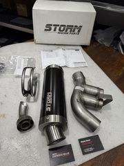 (ΑΜΕΣΑ ΔΙΑΘΕΣΙΜΗ) STORM BY MIVV Για (YAMAHA FZ1) (2006-2016)(Τιμη: 275€)  Με όλα τα εξαρτήματα για να γινει τοποθετηση, Στο Σετ υπαρχει και αφηρημένος σιγαστήρας.!