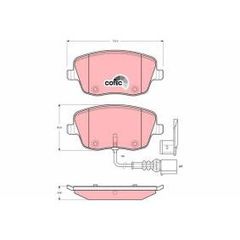 ΤΑΚΑΚΙΑ ΣΕΤ ΕΜΠΡΟΣ SEAT IBIZA SKODA FABIA-ROOMSTER VW POLO