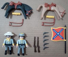 Playmobil Western 3783 Νότιοι με σημαία