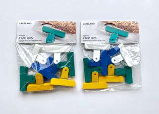 16 LAKELAND UK Grip Clips Food Storage Bag Clips 8cm [2 packs x 8pcs] - Κλιπ Πιαστράκια Κουζίνας Γραφείου κλπ - NEW