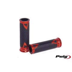 Χειρολαβές PUIG 8191R 123MM-64GR HI-TECH RADICAL Κόκκινες UNIVERSAL