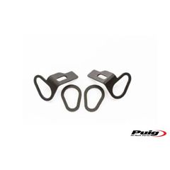 Βάσεις Στήριξης/PUIG 9319N για Φλας Μαύρες TRIUMPH/YAMAHA