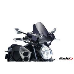 Παρμπρίζ PUIG 4952N NAKED NEW GEN. Μαύρα 420X480MM VMAX 09