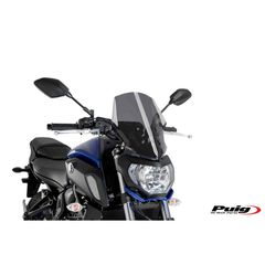 Παρμπρίζ PUIG 9667F NAKED NEW GEN. DARK SMOKE 360X280MM YAMAHA/MT-07 18