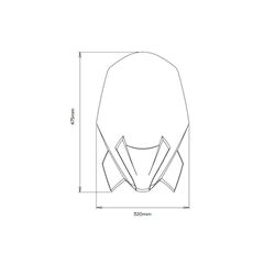 Παρμπρίζ PUIG 20362H NG TOURING SMOKE F900R '20