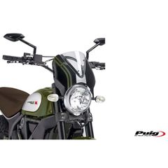 Παρμπρίζ PUIG 7652H RETROVISION SMOKE 310X310MM DUCATI SCRAMBLER 15-17