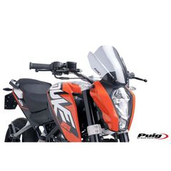 Παρμπρίζ PUIG 6275H NAKED NEW GEN.SMOKE 250X245MM KTM/DUKE125 11-16