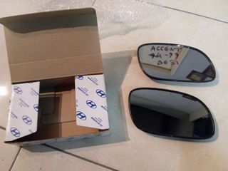 Hyundai accent 94-99  κρύσταλλο καθρέφτη δεξί