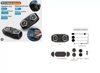 Ασύρματα ακουστικά Bluetooth για κράνος μοτοσικλέτας X11 [ 7868182110114 ]