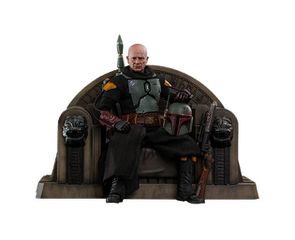 Star Wars: The Mandalorian Action Figure 1/6 Boba Fett Repaint Armor and Throne Special Edition 30 cm