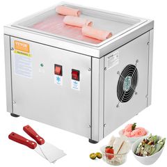 VEVOR Fried Ice Cream Roll Machine Rolled Ice Cream Maker 11 x 9,5 ιντσών Τηγάνι