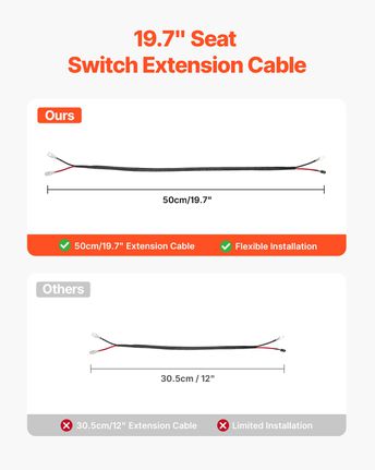 Κιτ ανάρτησης καθίσματος VEVOR χωρίς ολισθαίνουσα ράγα που ταιριάζει σε περονοφόρο τρακτέρ για χορτοκοπτική μηχανή-thumb-5