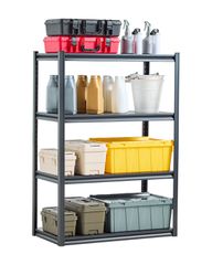 Ράφια αποθήκευσης VEVOR 20" D x 40" Π x 57" Υ Ράφια αποθήκευσης γκαράζ 4 επιπέδων