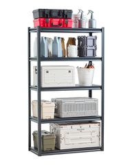 Ράφια αποθήκευσης VEVOR 18" D x 40" Π x 72" Υ 5-επιπέδων Ράφια αποθήκευσης γκαράζ