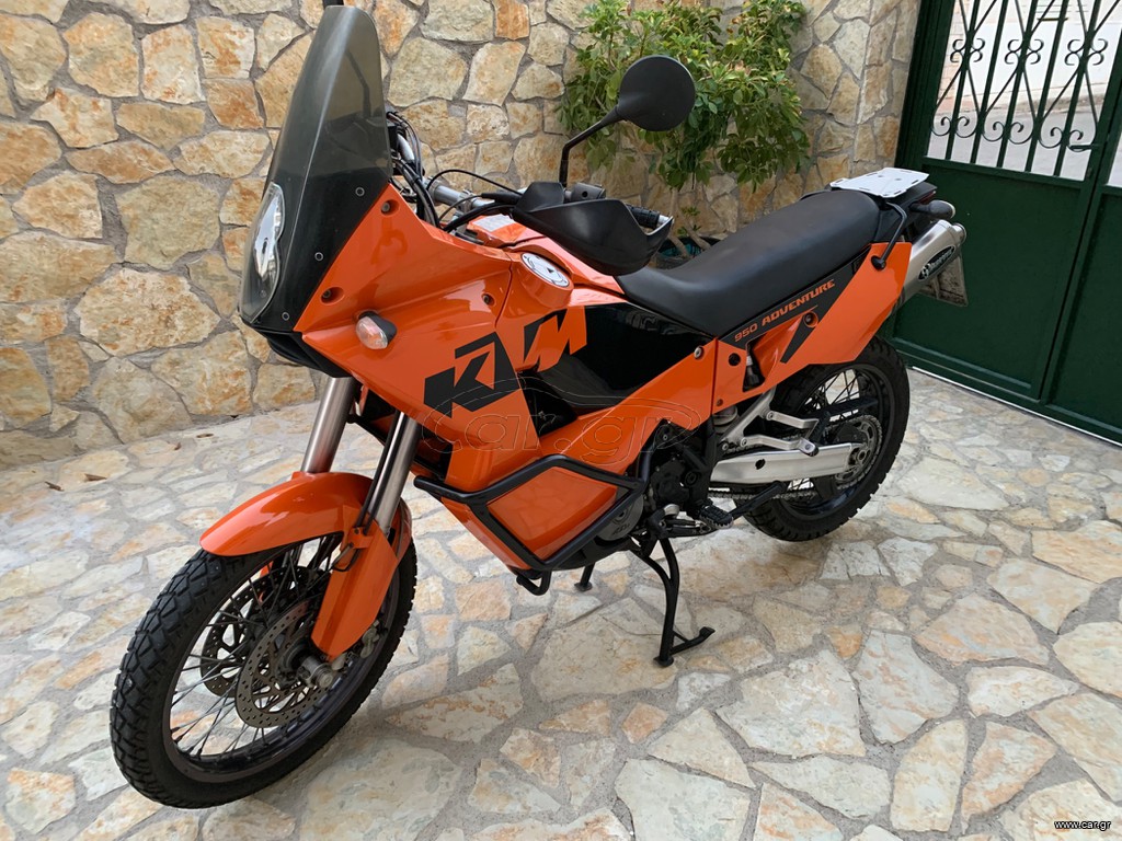 Miniature KTM 950 LC8 Dakar 2002 – Norev 1/24 – N°242001