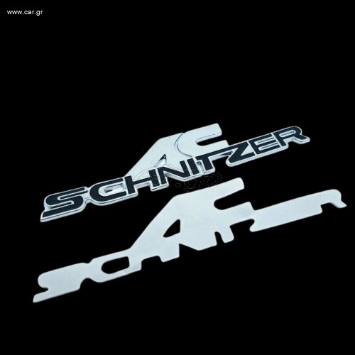 Σήμα Έμβλημα AC Schnitzer Μαύρο για M2 M3 M4 M5 E36 E46 E39 E60