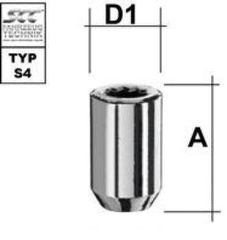 Παξιμάδι Τροχού M12X1,25 / Τορξ - (UG1225KEG)