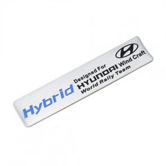 Μεταλλικό Σήμα Έμβλημα Hybrid Hyundai αυτοκόλλητο για Hyundai