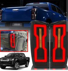 Πισινά Φανάρια Set Για Isuzu D-Max 2020+ Led Bar Black