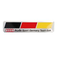 Μεταλλικό Σήμα Έμβλημα Audi Sport αυτοκόλλητο για Audi