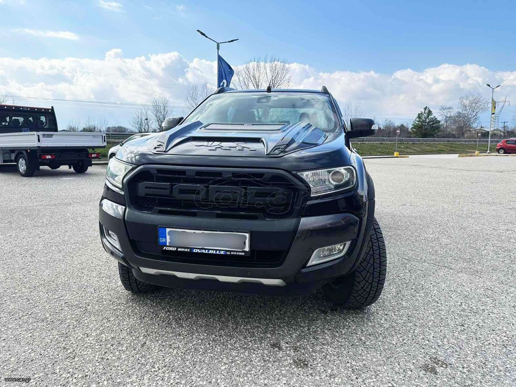 Ford Ranger 16 Plate Rear Car.gr - Ford Ranger '16 WILDTRAK
