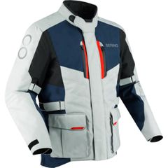 Μπουφάν μηχανής SIBERIA Jacket Grey/Blue/Red BTV851 XXXL