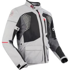 Μπουφάν μηχανής BAKUNDU Jacket Grey/Black/Red BTV831 XXL