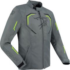 Μπουφάν μηχανής Jacket DUNDY Grey/Fluo BTB1707 XL
