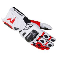 ΓΑΝΤΙΑ SHOOT-R RACING λευκό / κοκκινο T12 XXL
