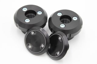 Ανταλλακτικά μανιταριών Crash Bobbins, Part Nr. 40001 Μαύρο