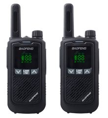BAOFENG σετ ασύρματοι πομποδέκτες BF-T17, PMR, 0.5W, μαύρο, 2τμχ