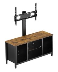 BRATECK έπιπλο τηλεόρασης με βάση WP2006ST-BR, 37-75", 115x38x131.3cm, καφέ