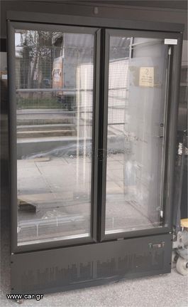 Ψυγείο Αναψυκτικών Με 2 Ανοιγόμενες Πόρτες 1000Lt 125x70,5x205Cm CB 1250 - Καινούργιο Εκθεσιακό Με Χτύπημα.
